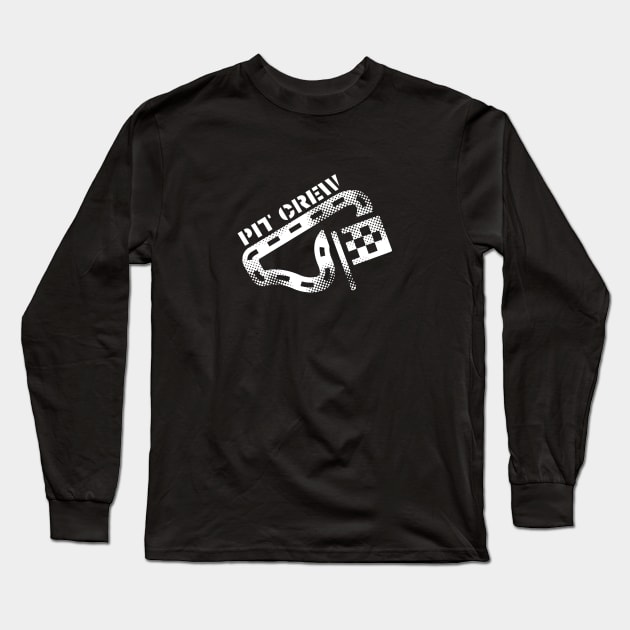 Pit Crew Long Sleeve T-Shirt by NomesInk